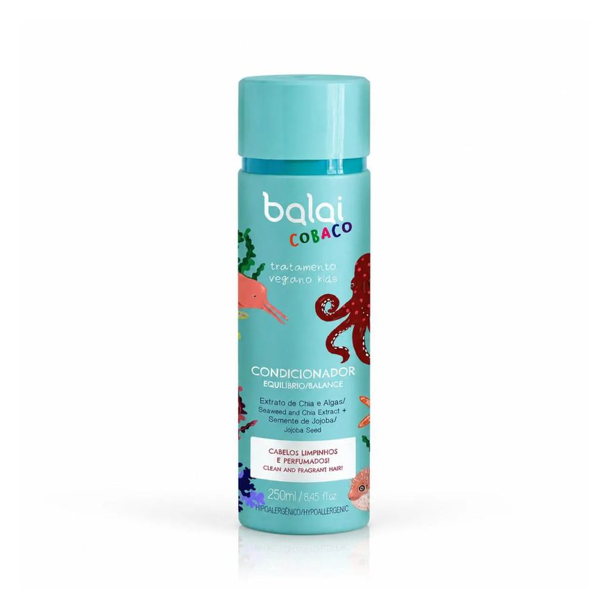 Condicionador Kids Equilíbrio Vegano Balai Cobaco com 250ml