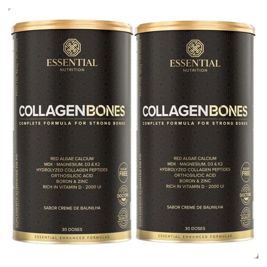 Essential Nutrition Kit 2 Collagen Bones 483g Nutrição dos Ossos Essential