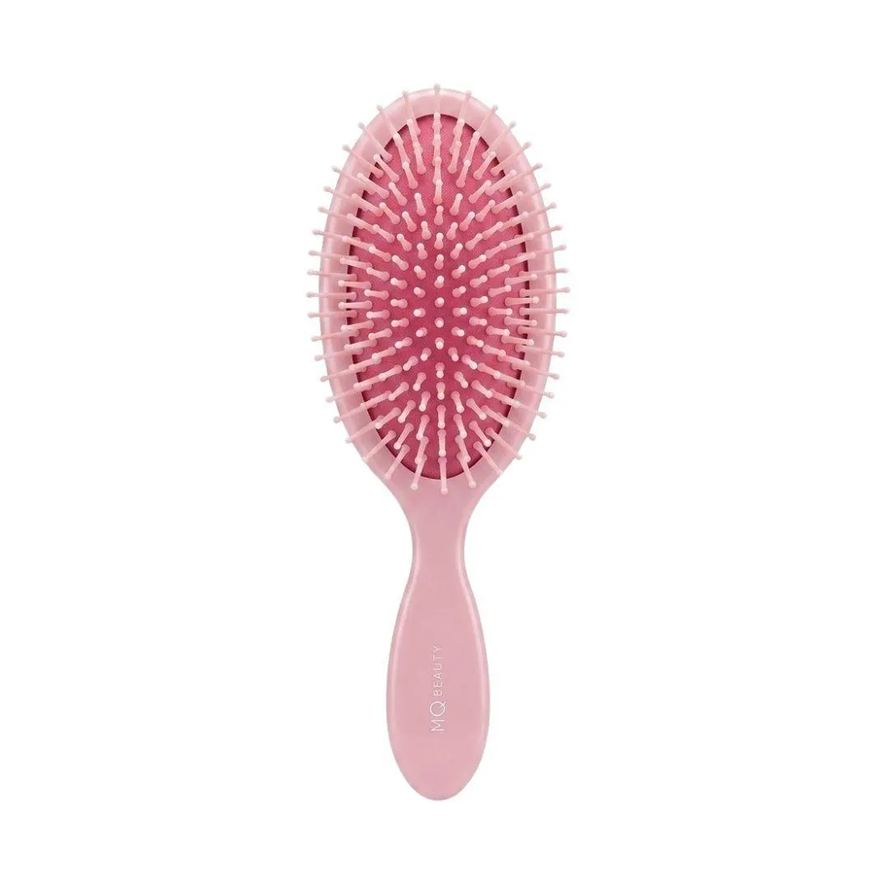 Mq Hair Escova Oval Grande Mq Beauty Macarron Collection Rosa