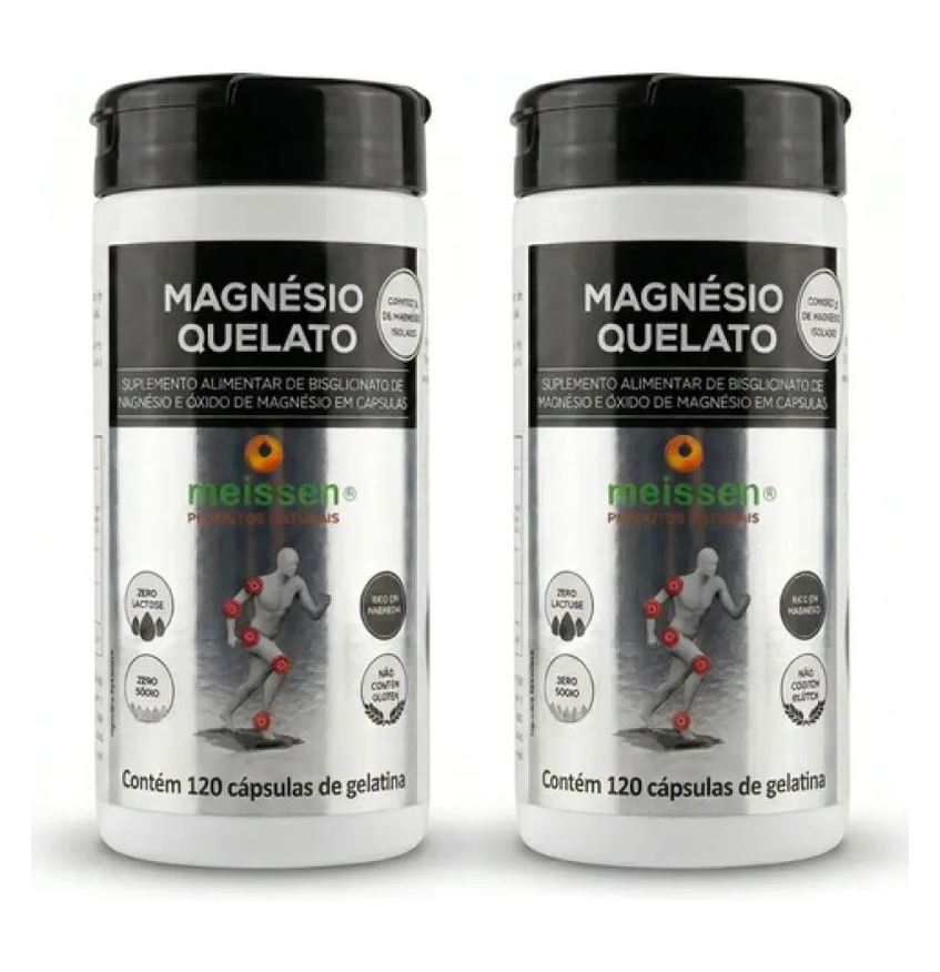 Meissen Kit 2 Magnesio Taurato 120 Capsulas