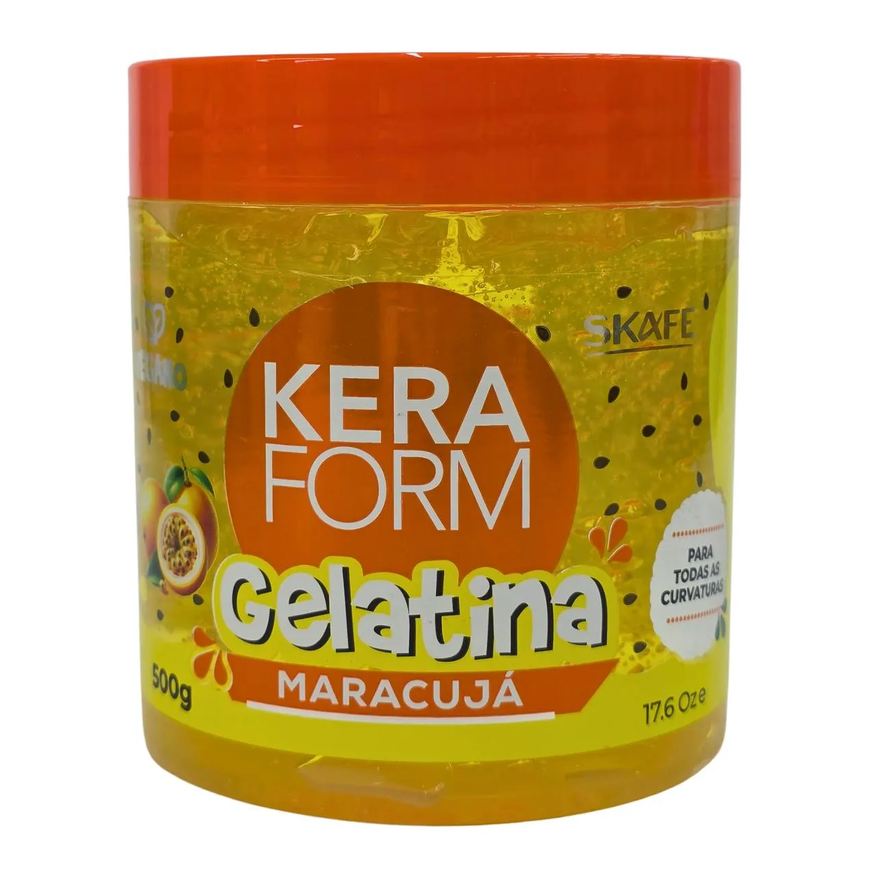 Skafe Gelatina Capilar Maracujá Vegano Keraform 500g