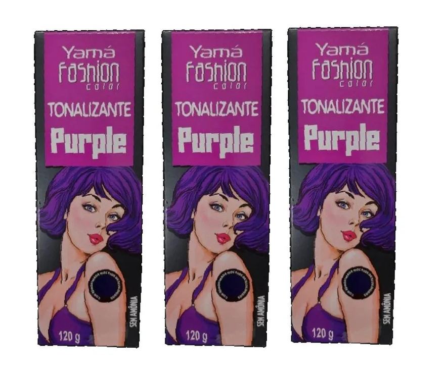 Yamá Kit 3 Tonalizante Purple