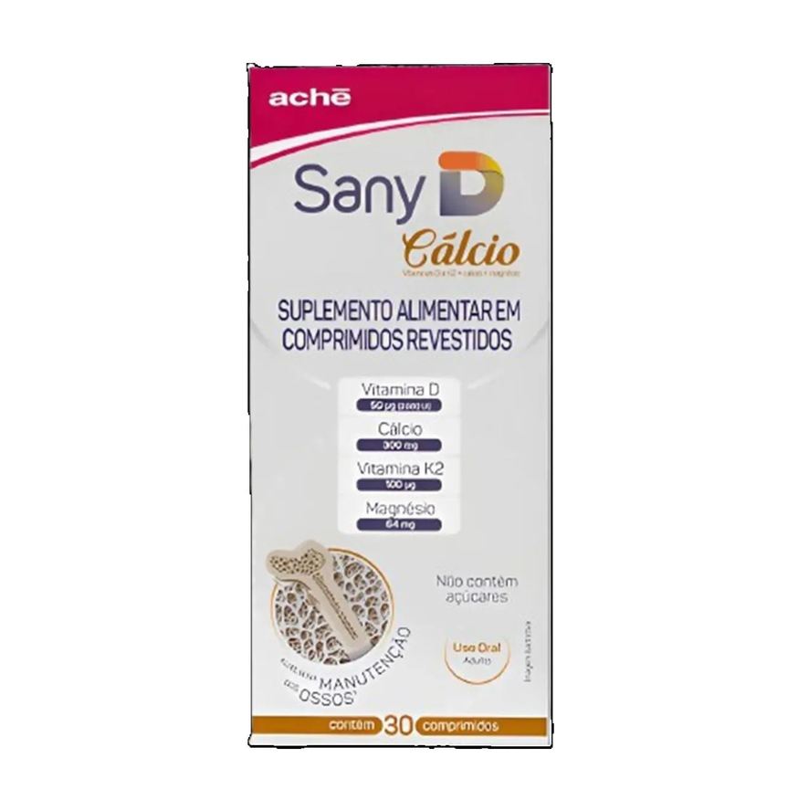 Sany D Cálcio C/30 Comprimidos Revestidos - Aché