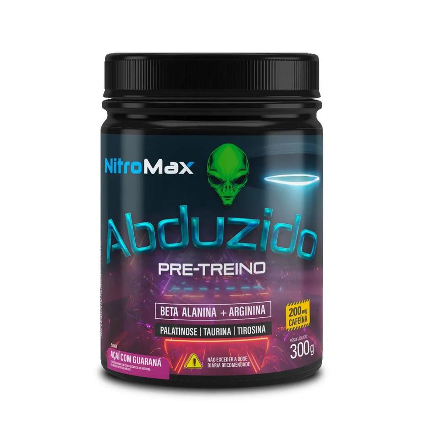 Nitromax Abduzido Pre Treino Acai com Guarana 300g Nitro Max