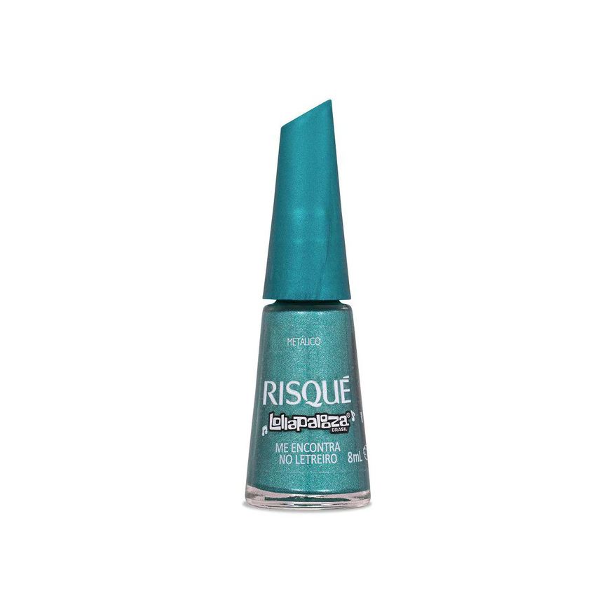 Risqué Esmalte Metálico Lollapalooza Me Encontra no Letreiro 8ml
