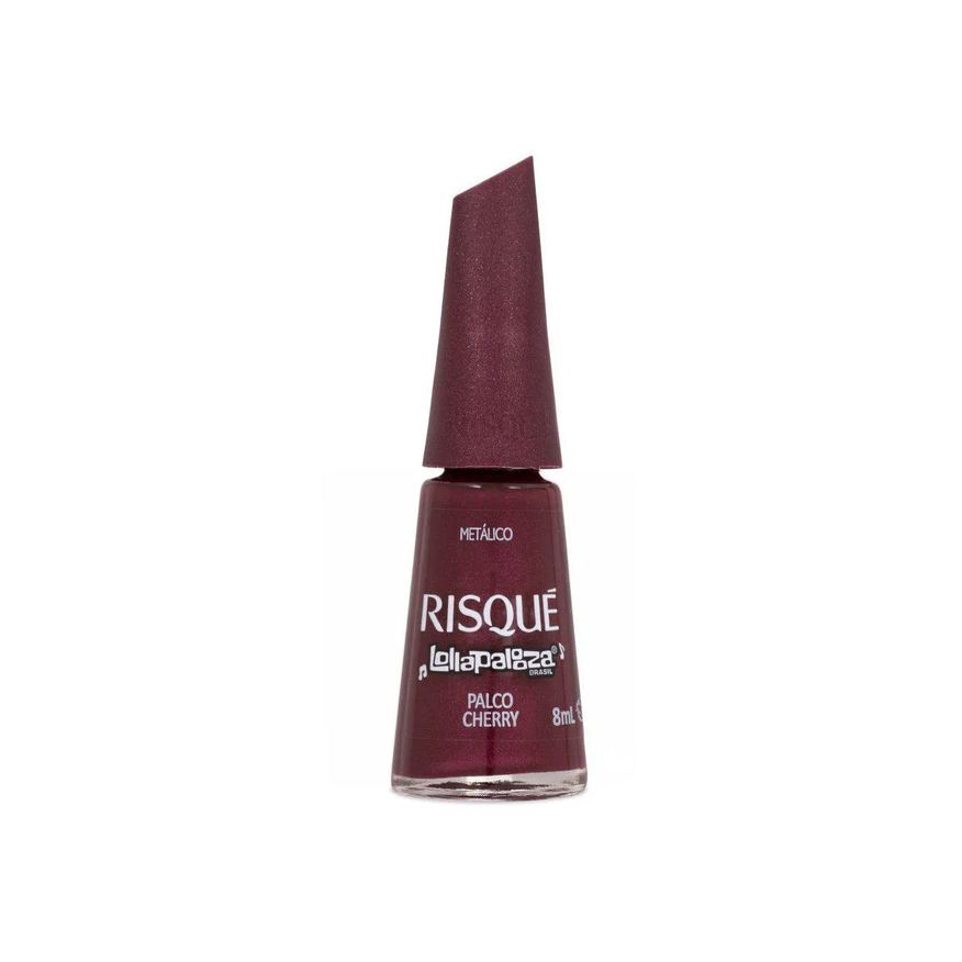Risqué Esmalte Metálico Lollapalooza Palco Cherry 8ml