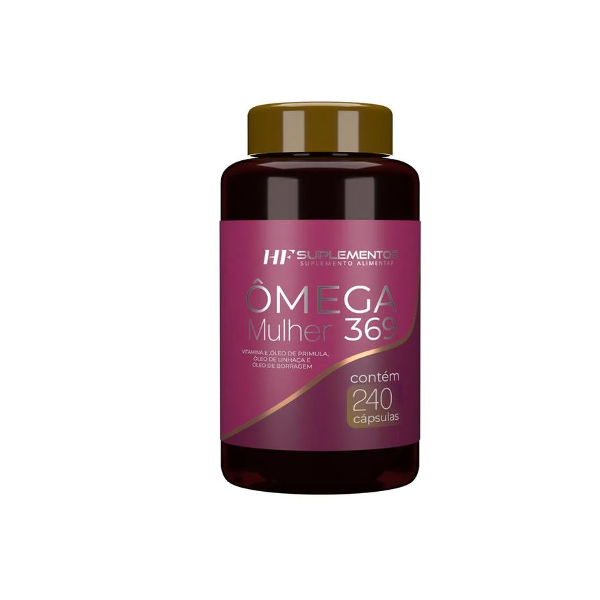 Hf Suplements Omega 3 6 9 Mulher 240Caps Hf Suplementos