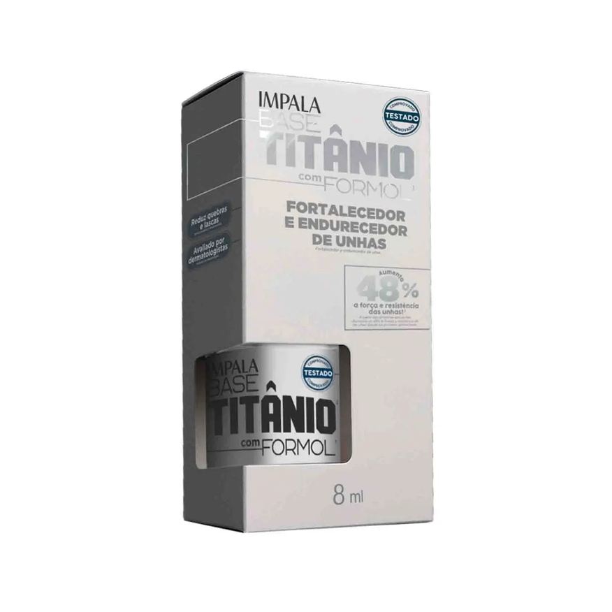 Fortalecedora Base Impala Titânio com Formol 8ml