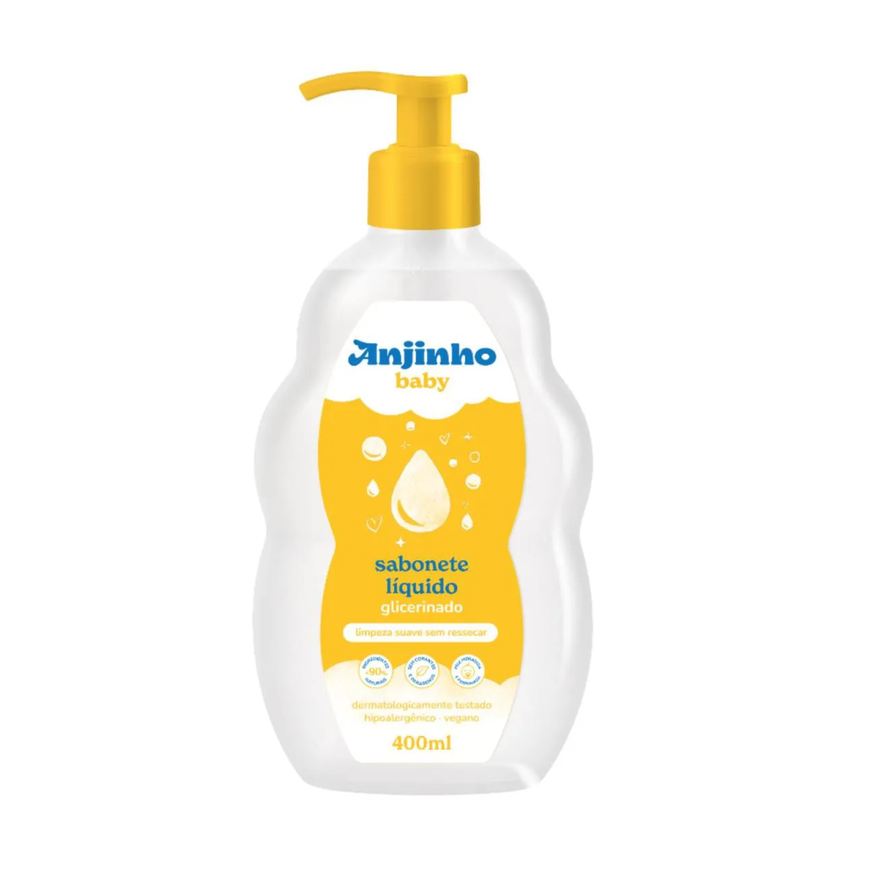 Anjinho Kids Sabonete Líquido 400ml Glicerina