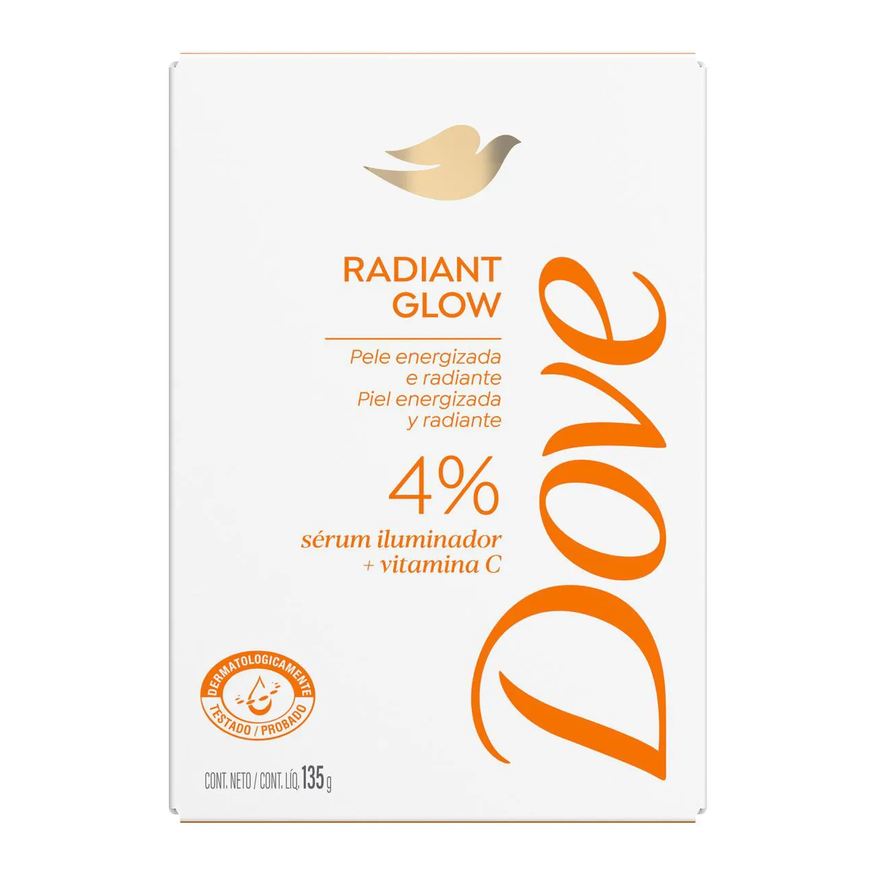 Dove Sabonete em Barra Corporal Radiant Glow 135g