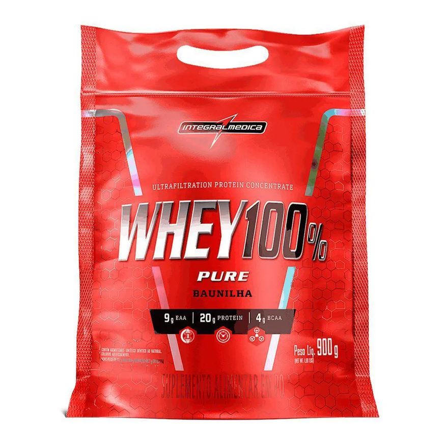 Integralmédica Proteína Concentrada Integralmedica Whey 100% Pure 900g Baunilha