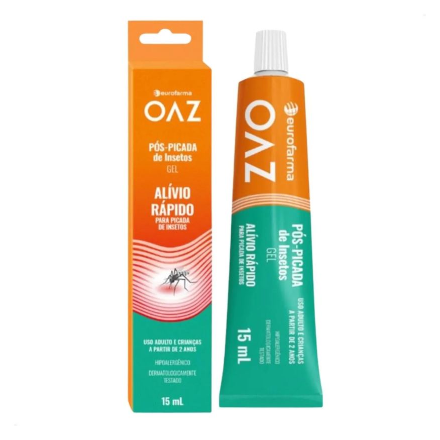Oaz Gel Pos Picada Inseto 15ml Uso Diario