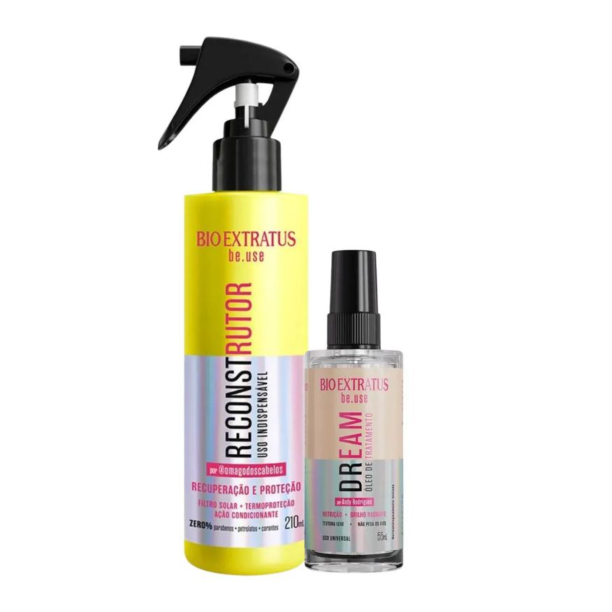 Bio Extratus Kit Be.use 1 Finalizador Reconstrutor 1 Óleo Dream