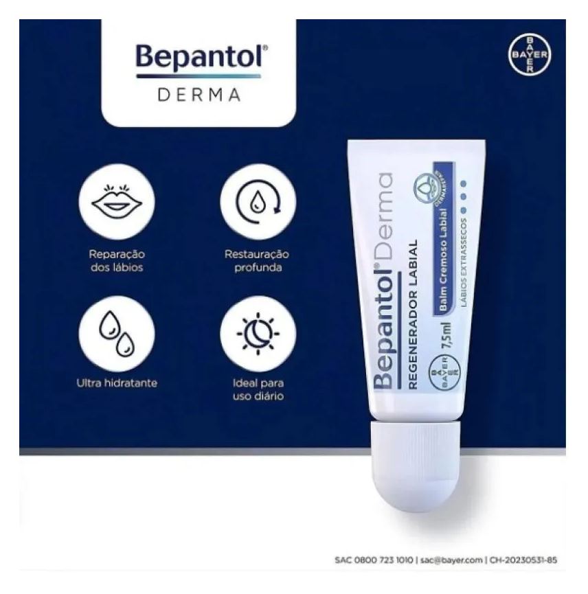Bepantol Derma Regenerador Labial 7,5ml