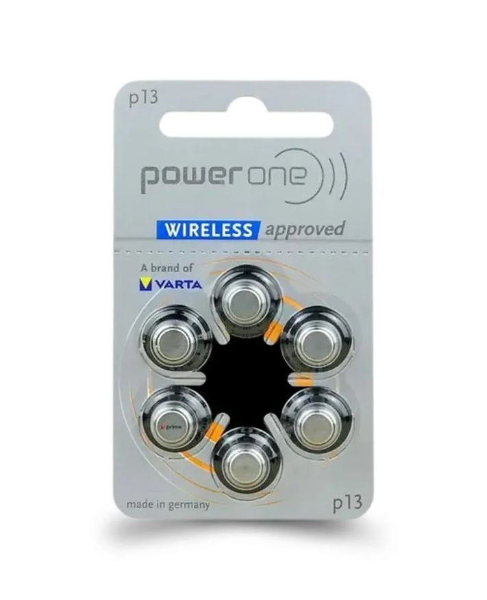 Power Bateria para Aparelho Auditivo P13 com 6 Unidades One