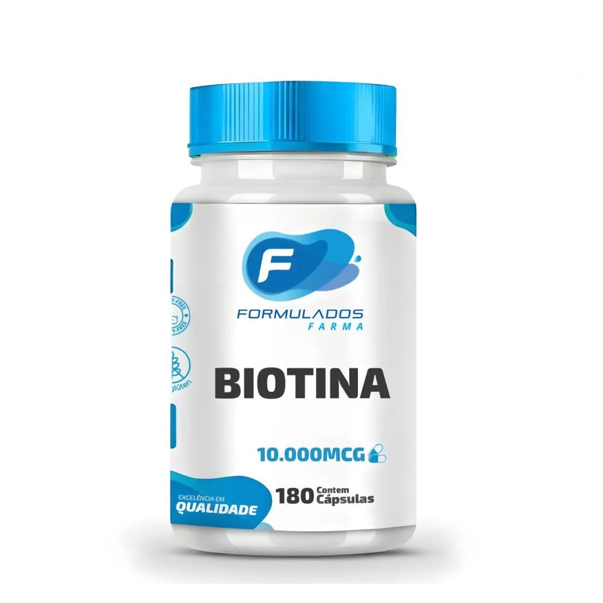 Formulados Farma Biotina 10.000Mcg 180 Cápsulas