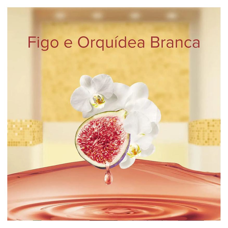 Líquido Sabonete Corporal Palmolive Luminous Oils Figo e Orquídeas Brancas Refil 200ml