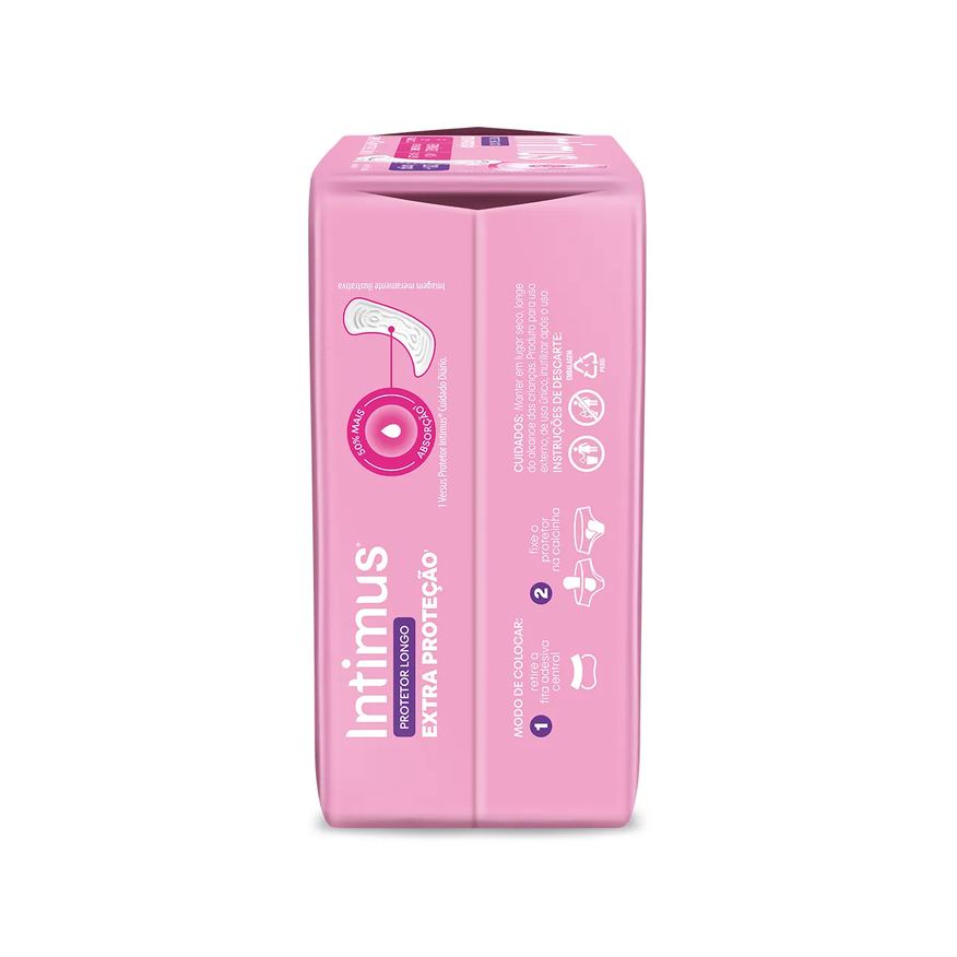 Diário Protetor Intimus Longo Extra Proteção 40 unidades