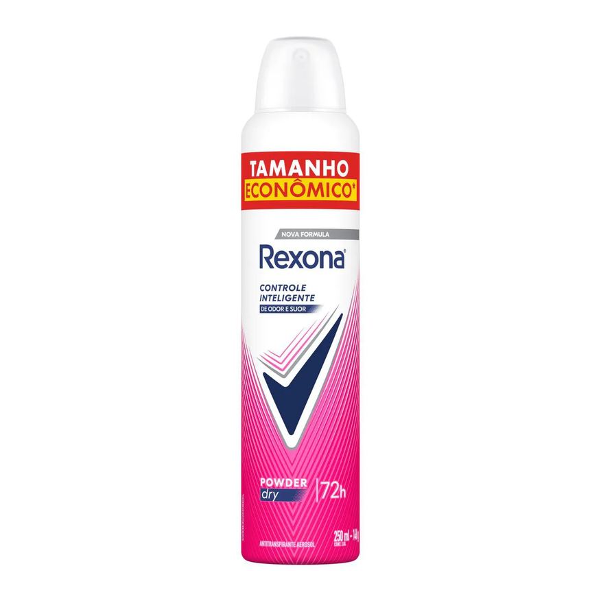 Rexona Desodorante Antitranspirante Aerosol Powder Dry Feminino 72h 250ml