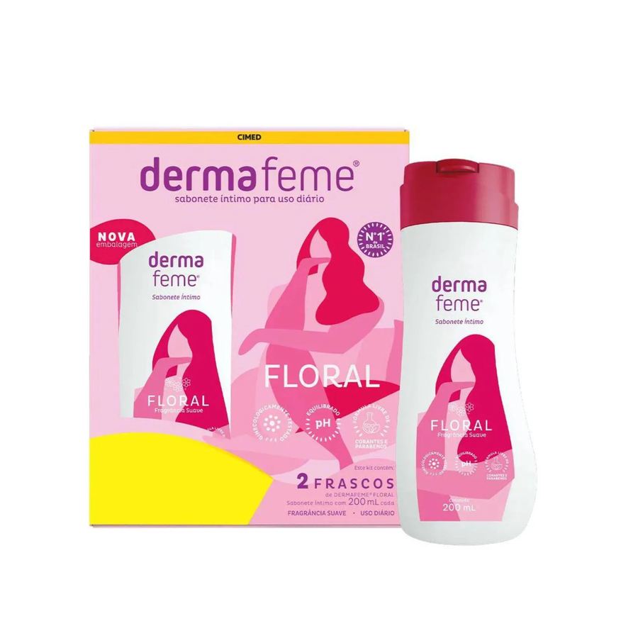Cimed Kit 2 Sabonetes Íntimo Floral 200ml Cada