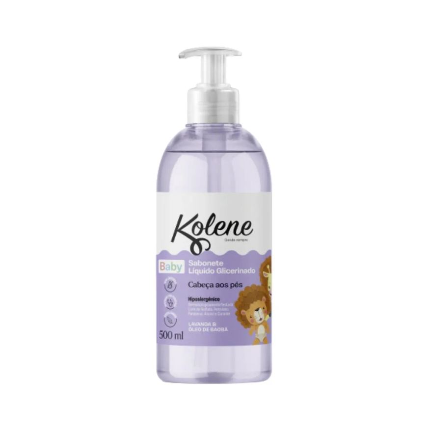 Flora Sabonete Líquido Glicerinado Baby Kolene 500ml