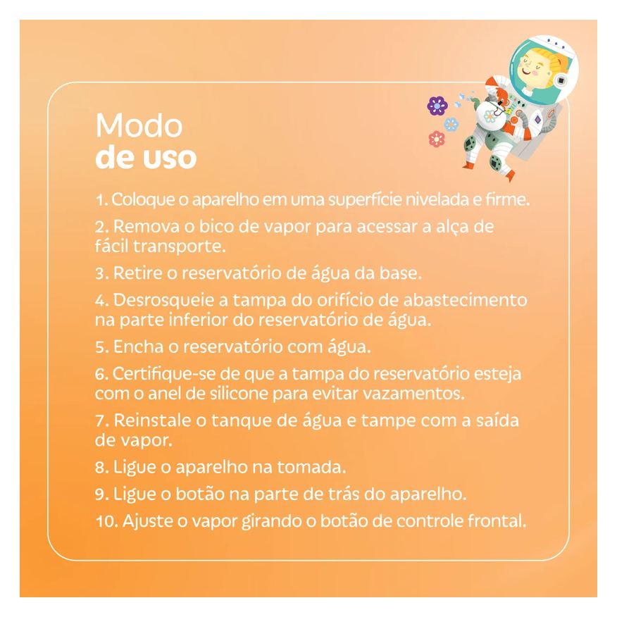 Umidificador e Aromatizador de Ar Infantil Caretech HC026RD 2,1L
