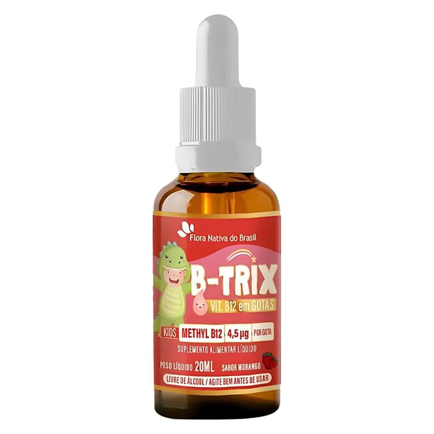 Flora Nativa Do Brasil Vitamina B12 B-Trix Kids Gotas 20ml Flora Nativa
