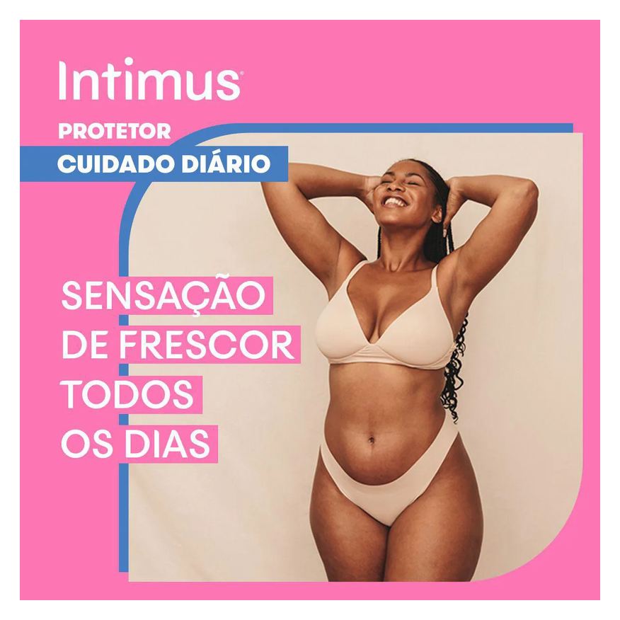 Diário Protetor Intimus Cuidado Diário com 80 Unidades