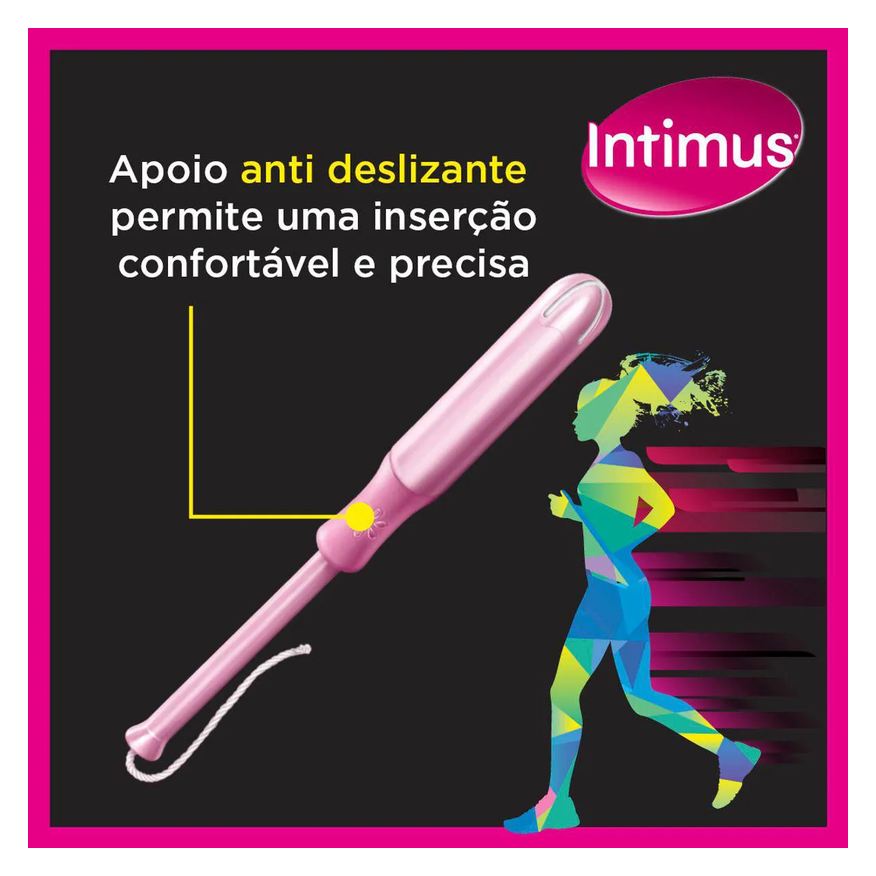 Interno Absorvente Intimus Sport Médio 8 unidades + Aplicador