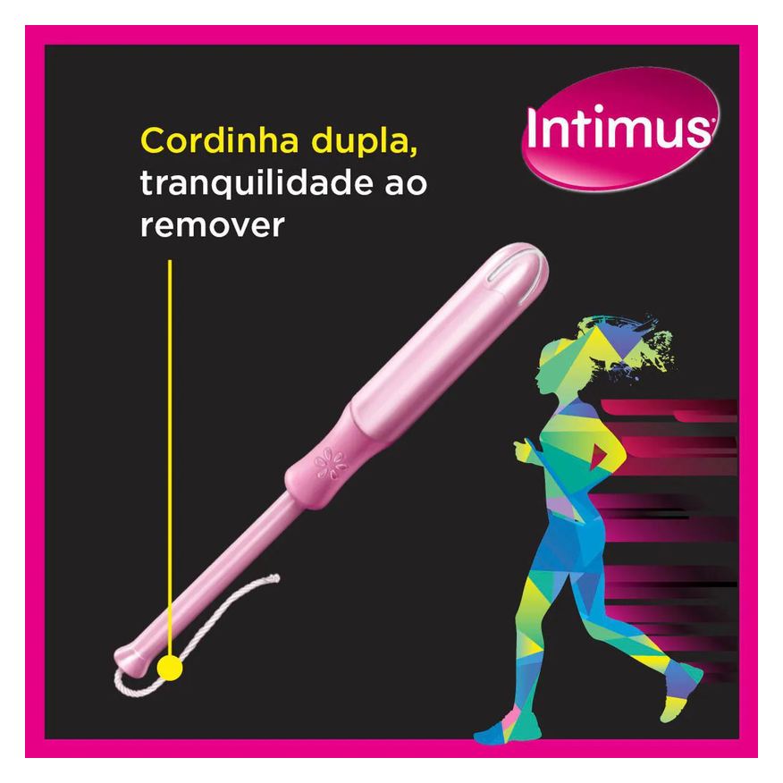 Interno Absorvente Intimus Sport Médio 8 unidades + Aplicador
