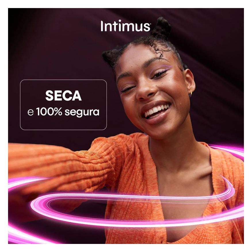 Intimus Absorvente Noturno Toda Protegida Cobertura Seca Com Abas 30 unidades