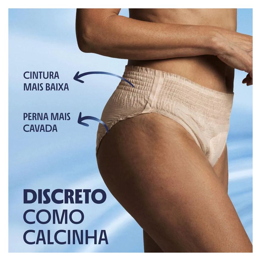 Íntima Roupa Descartável Feminina Plenitud Plus Fit P/M 32 unidades
