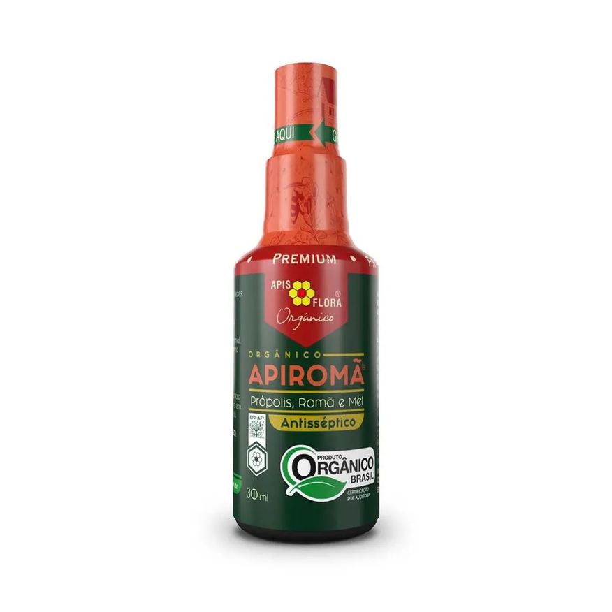 Apis Flora Apiromã Orgânico Antisséptico Spray Própolis Romã e Mel 30ml