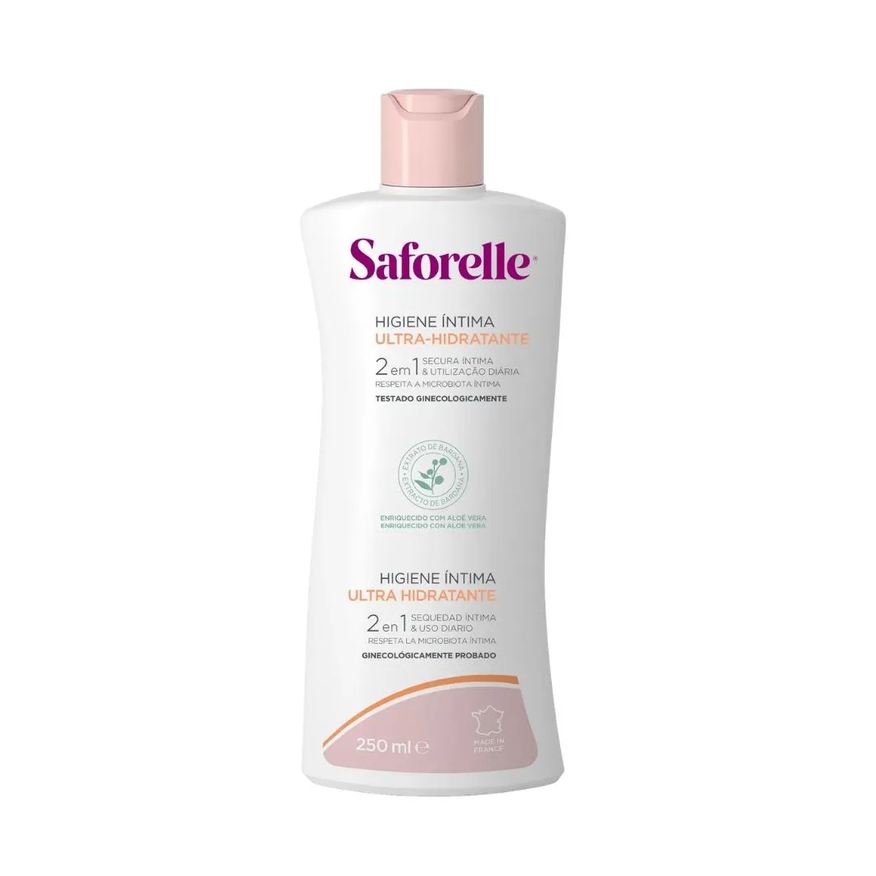 Saforelle Sabonete Líquido Íntimo Ultra Hidratante com 250ml