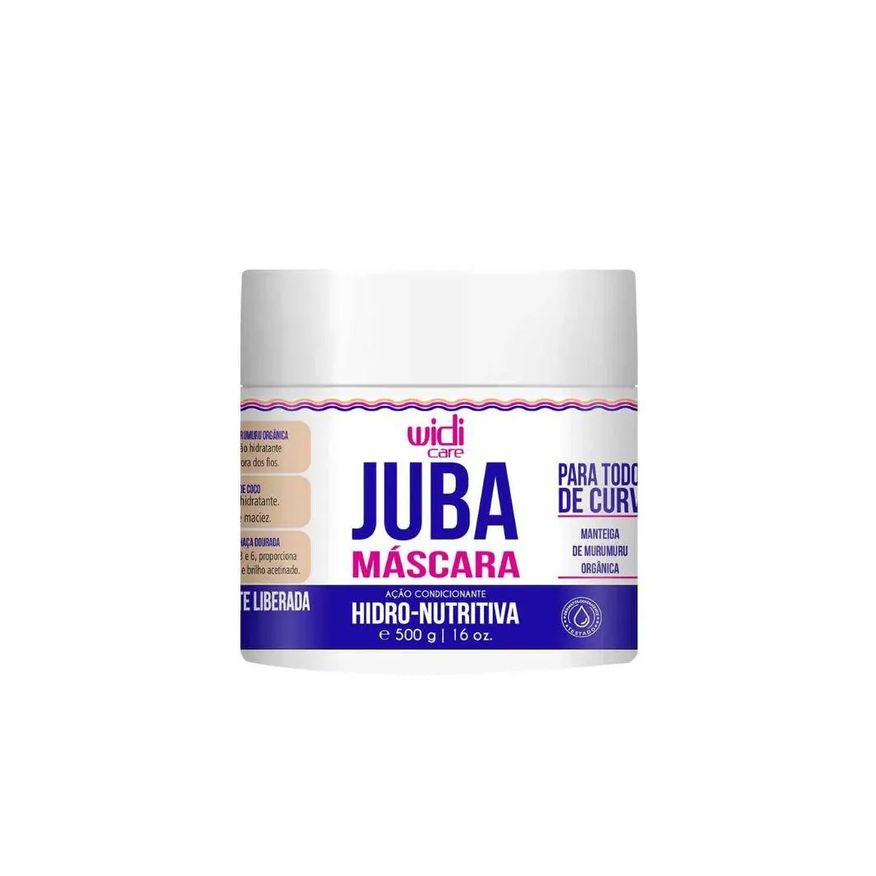 Widi Care Máscara Juba Hidro Nutritiva Ação Condicionante 500g
