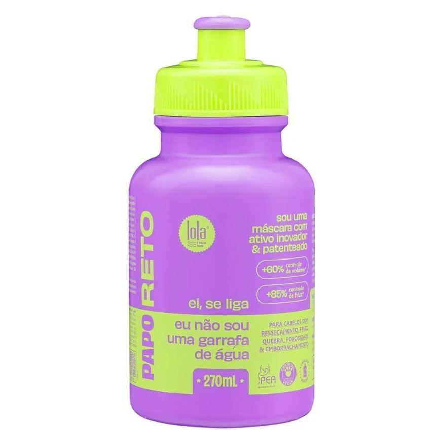 Lola Máscara Capilar Fluída Reparação Molecular Papo Reto 270ml