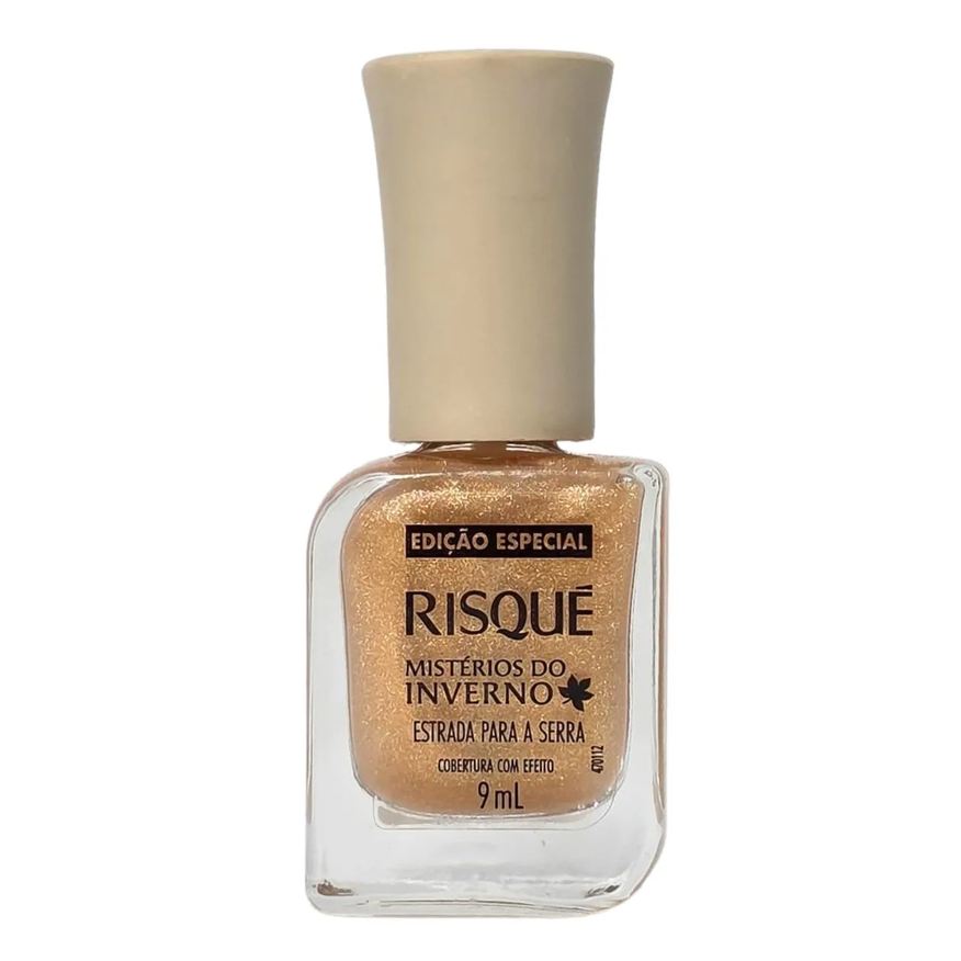 Risqué Esmalte Mistérios do Inverno Estrada para a Serra Cobertura com Efeito Risque 9ml