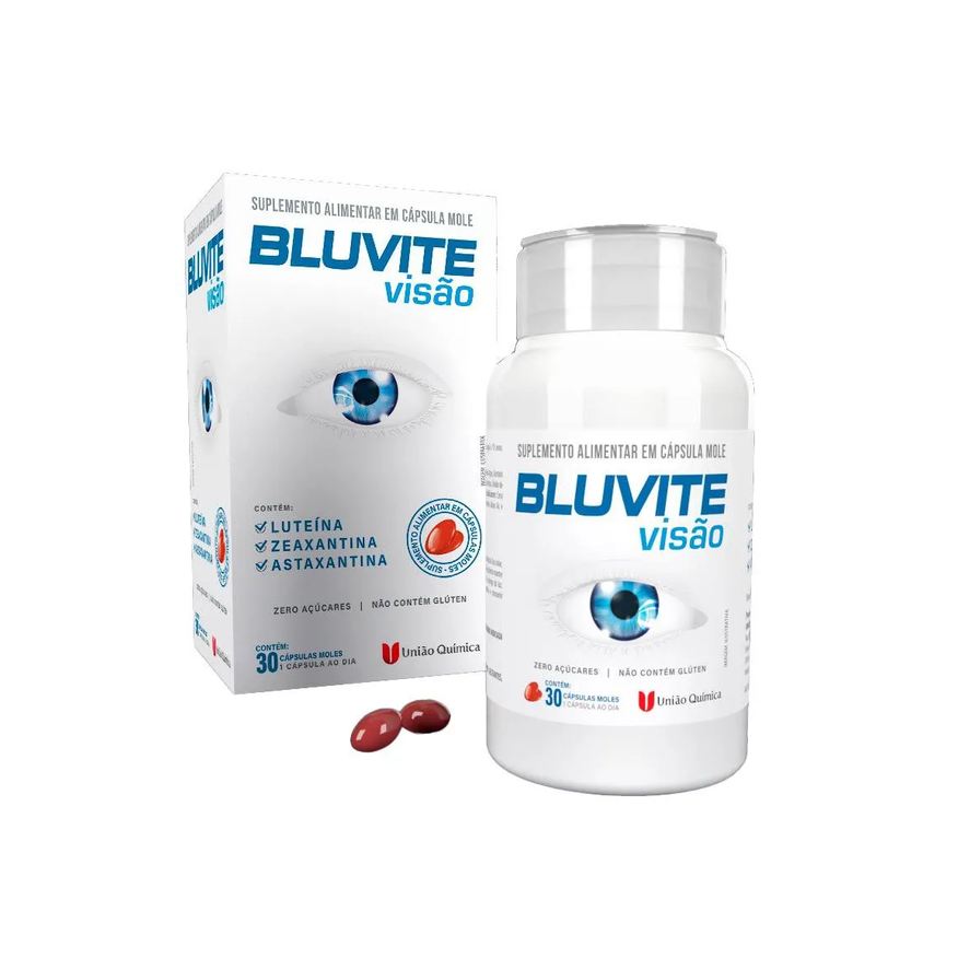 União Química Bluvite Visão Suplemento - 30 Cápsulas