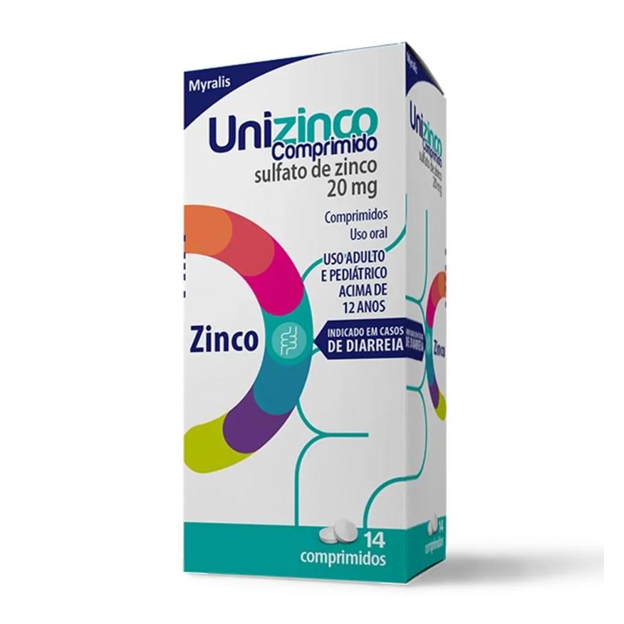 Myralis Unizinco 20mg 14 Comprimidos