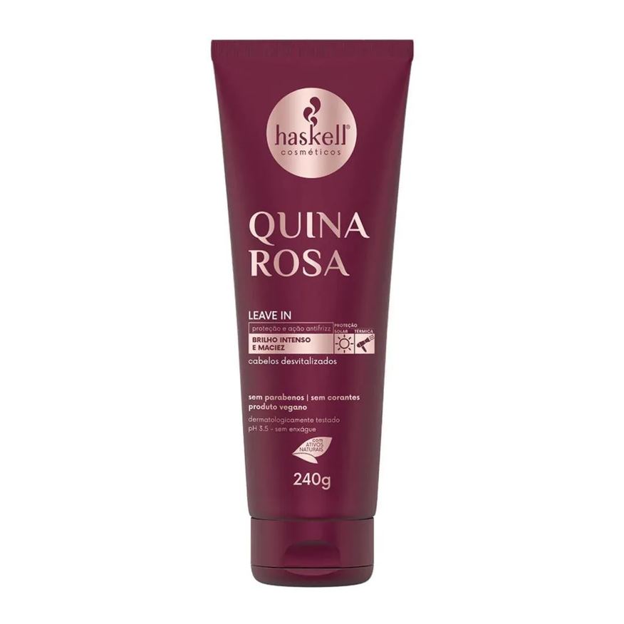 Haskell Leave In Protetor Térmico Antifrizz Quina Rosa 240g