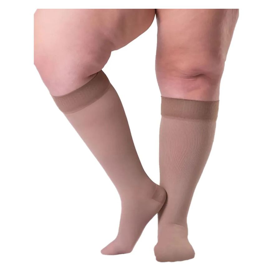Sigvaris Meia 3/4 Reduce 30-40 Mmhg Fechada Bege Xg3