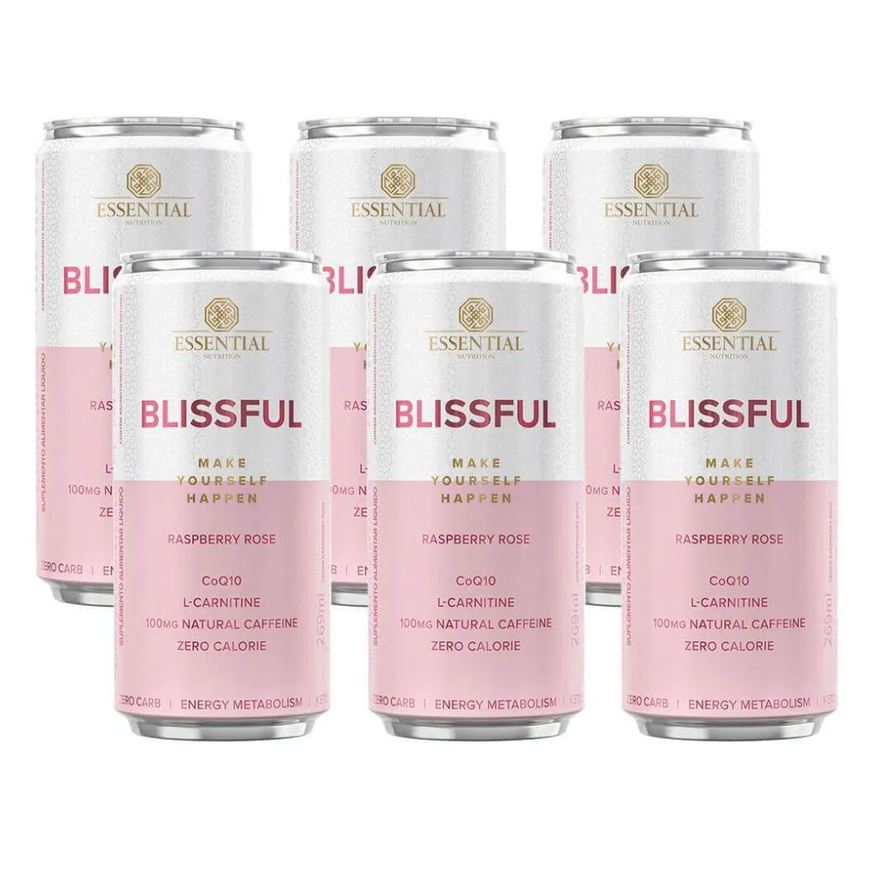Essential Nutrition Blissful Pack (6 Latas X 269ml) - Sabor: Raspberry Rose