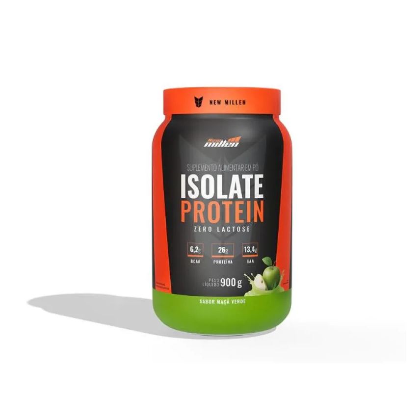 New Millen Isolate Protein (900g) - Sabor: Maçã Verde