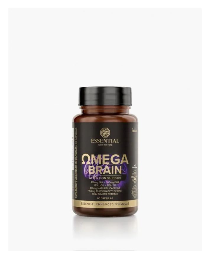 Essential Nutrition Ômega Brain (60 Cápsulas) - Padrão: Único