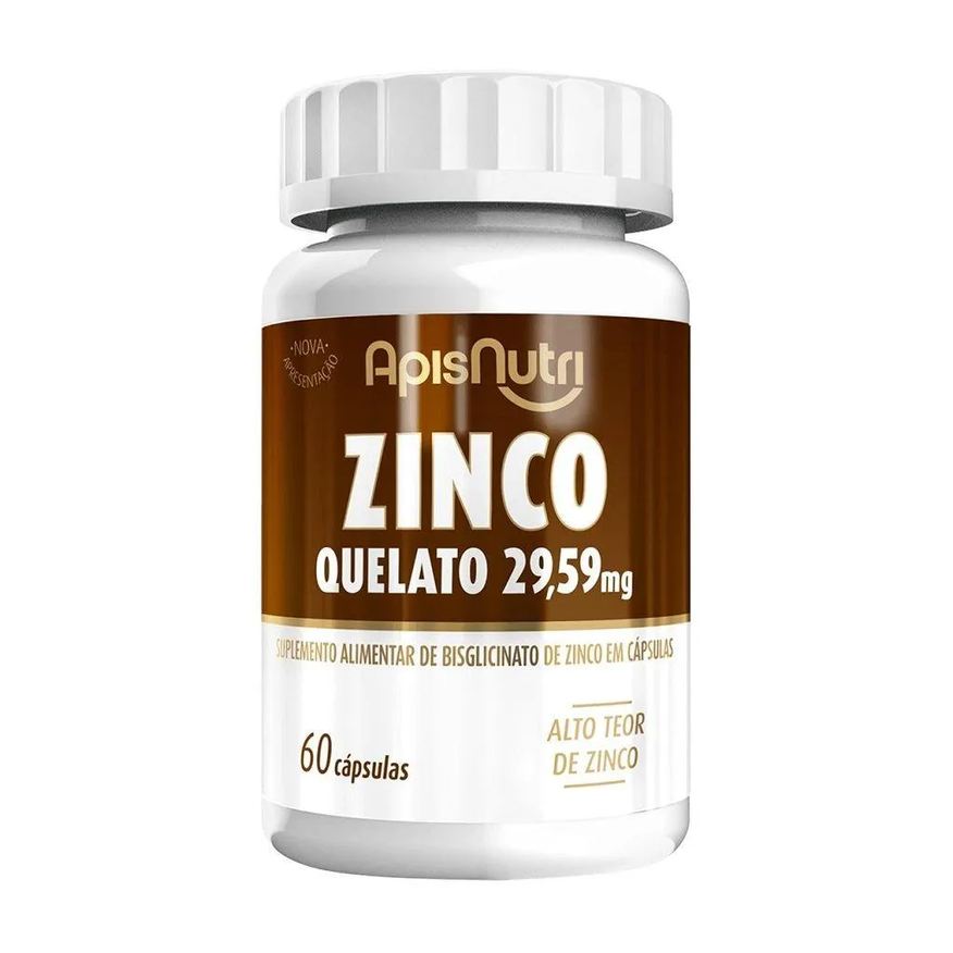 Apisnutri Zinco Quelato (60 Cápsulas) - Padrão: Único