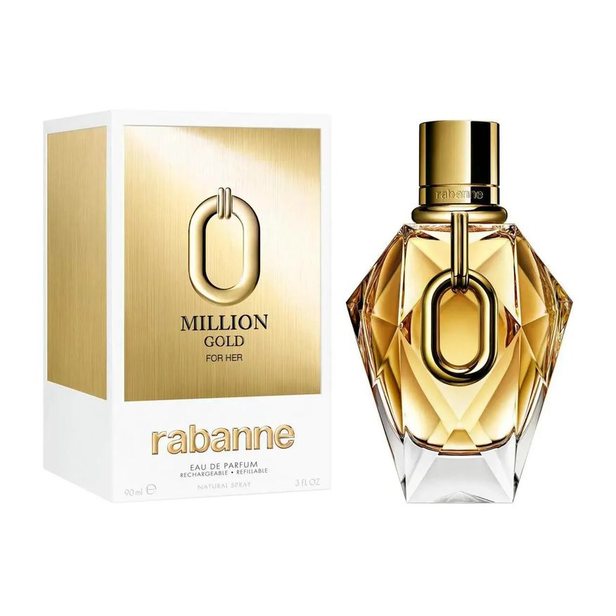 Paco Rabanne Million Gold For Her Eau De Parfum 90ml - Perfume Feminino