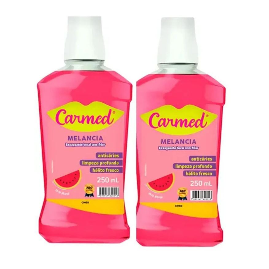 Cimed Carmed Kit 2und. Enxaguante Bucal Melancia com Flúor 250ml