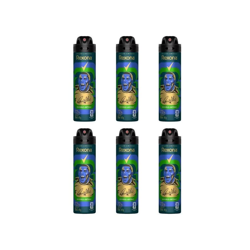 Rexona Desodorante Aero 150ml Masc Antibac Inv-Kit C/6Un