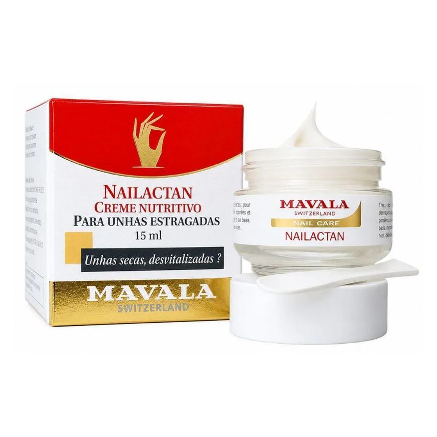 Mavala Creme Nutritivo para Unhas Nailactan Aminoácidos 15ml