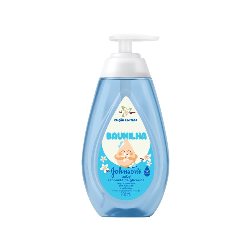 Johnson & Johnson Sabonete Líquido de Glicerina Johnson's® Baby Baunilha Edição Limitada 200ml